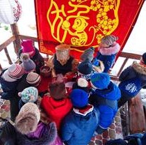 У Фельдман Екопарк відзначили день січневого іменинника в китайському стилі